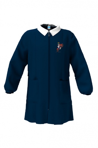 Grembiule Scuola SIGGI NUOVA COLLEZIONE zip Intimo Peach